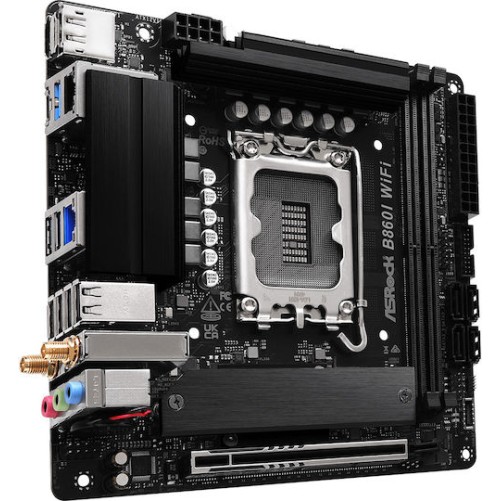 ASRock B860I WiFi Motherboard Mini ITX με Intel 1851 Socket 90-MXBQQ0-A0UAYZ