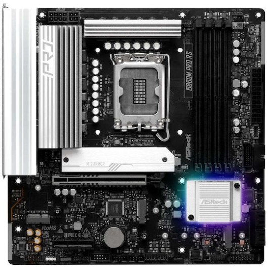 ASRock B860M Pro RS Motherboard Micro ATX με Intel 1851 Socket
