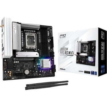 ASRock B860M Pro RS Wi-Fi Motherboard Micro ATX με Intel 1851 Socket 90-MXBRQ-A0UAYZ