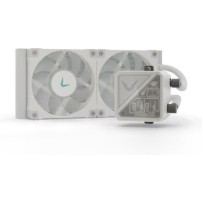 Valkyrie V240 Lite Υδρόψυξη Επεξεργαστή Διπλού Ανεμιστήρα 120mm για Socket AM4/AM5/1700/1200/115x με Λευκό Φωτισμό Λευκή