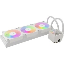 Valkyrie V360 Lite Υδρόψυξη Επεξεργαστή Τριπλού Ανεμιστήρα για Socket AM4/AM5/1700/1200/115x με RGB Φωτισμό Λευκή