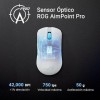 Asus ROG Harpe Ace Mini Ασύρματο RGB Gaming Ποντίκι 42000 DPI Moonlight White