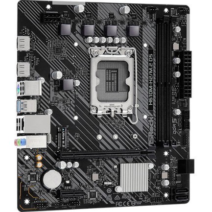 ASRock H610M-H2/M.2 D5 Motherboard Micro ATX με Intel 1700 Socket 90-MXBML0-A0UAYZ