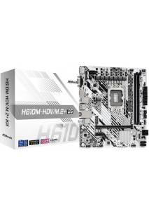 ASRock H610M-HDV/M.2+ D5 Motherboard Micro ATX με Intel 1700 Socket 90-MXBM50-A0UAYZ