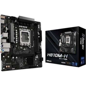 ASRock H810M-H Motherboard Micro ATX με Intel 1851 Socket 90-MXBSZ0-A0UAYZ