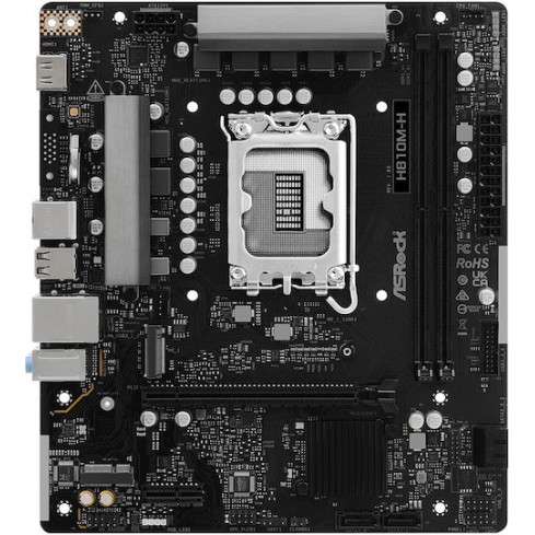 ASRock H810M-H Motherboard Micro ATX με Intel 1851 Socket 90-MXBSZ0-A0UAYZ