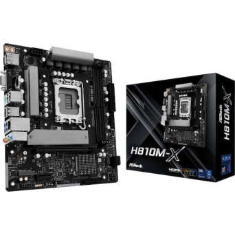 ASRock H810M-X Motherboard Micro ATX με Intel 1851 Socket 90-MXBS4-A0UAYZ