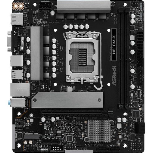 ASRock H810M-X Motherboard Micro ATX με Intel 1851 Socket 90-MXBS4-A0UAYZ
