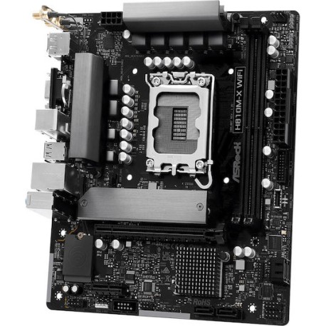 ASRock H810M-X WiFi Motherboard Micro ATX με Intel 1851 Socket 90-MXBS6-A0UAYZ