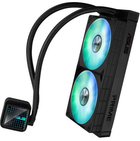 Asus Prime LC 240 ARGB Υδρόψυξη Επεξεργαστή Διπλού Ανεμιστήρα 120mm για Socket AM4/AM5/1700/1200/115x