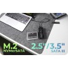 Icy Box Icybox Θήκη για Σκληρό Δίσκο M.2 SATA III με σύνδεση USB 3.2