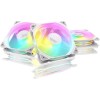 Asus TUF Gaming TR120 ARGB Case Fan με Σύνδεση 4-Pin PWM 3τμχ Λευκό