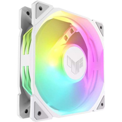 Asus TUF Gaming TR120 ARGB Case Fan με Σύνδεση 4-Pin PWM 3τμχ Λευκό