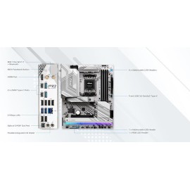 ASRock X870 Pro RS WiFi Motherboard ATX με AMD AM5 Socket 90-MXBQ00-A0UAYZ