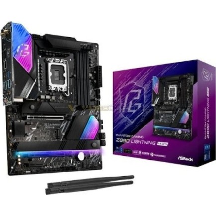 ASRock Z890 Lightning WiFi Motherboard ATX με Intel 1851 Socket 90-MXBPG0-A0UAYZ