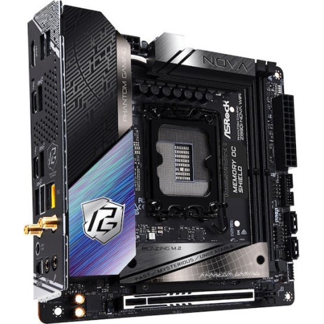 ASRock Phantom Gaming Z890I Nova WiFi Motherboard Mini ITX με Intel 1851 Socket 90-MXBPN0-A0UAYZ