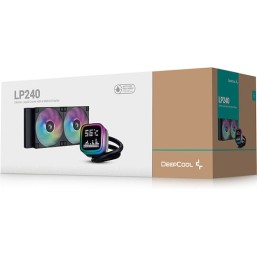 Deepcool LP240 Υδρόψυξη Επεξεργαστή Διπλού Ανεμιστήρα 120mm για Socket AM4/AM5/1700/1200/115x με ARGB Φωτισμό