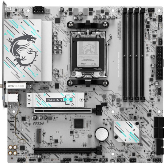 MSI B840M Gaming Plus WIFI6E Motherboard Micro ATX με AMD AM5 Socket 7E77-003R