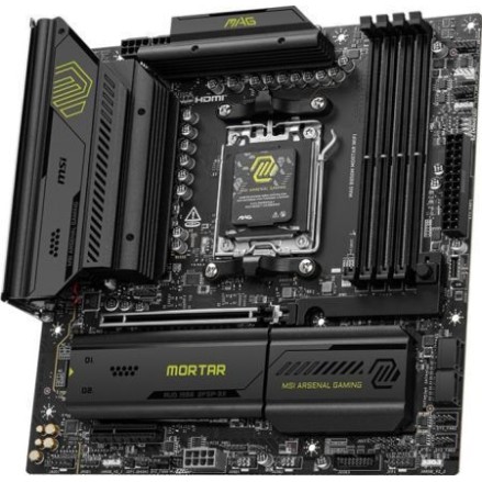 MSI MAG B850M Mortar Wifi Motherboard Micro ATX με AMD AM5 Socket 7E61-001R