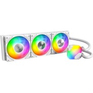 Montech HyperFlow Υδρόψυξη Επεξεργαστή Τριπλού Ανεμιστήρα 120mm για Socket AM4/AM5/1700/1200/115x με ARGB Φωτισμό Λευκή
