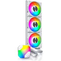 Montech HyperFlow Υδρόψυξη Επεξεργαστή Τριπλού Ανεμιστήρα 120mm για Socket AM4/AM5/1700/1200/115x με ARGB Φωτισμό Λευκή