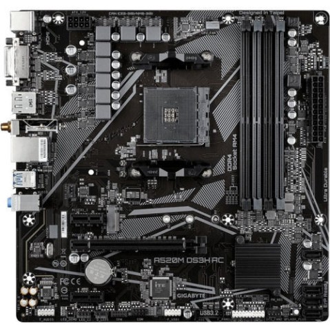Gigabyte A520M DS3H AC rev. 1.x Wi-Fi Motherboard Micro ATX με AMD AM4 Socket