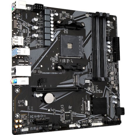 Gigabyte A520M DS3H V2 Motherboard Micro ATX με AMD AM4 Socket