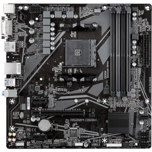 Gigabyte A520M DS3H V2 Motherboard Micro ATX με AMD AM4 Socket