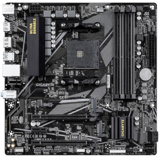 Gigabyte B550M DS3H R2 Motherboard Micro ATX με AMD AM4 Socket