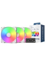 Montech Case Fan 140mm με ARGB Φωτισμό Λευκό