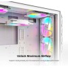 Montech Case Fan 140mm με ARGB Φωτισμό Λευκό