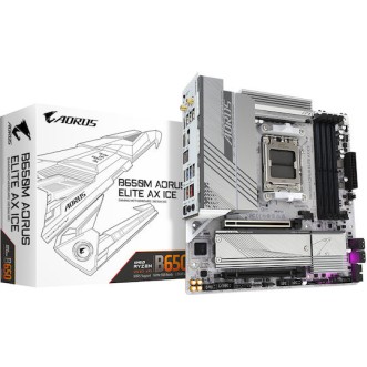 Gigabyte B650M Aorus Elite AX Ice Wi-Fi Motherboard Micro ATX με AMD AM5 Socket