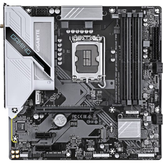 Gigabyte B760M Gaming Plus WIFI DDR4 rev. 1.0 Motherboard Micro ATX με Intel 1700 Socket