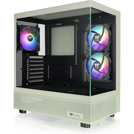 Thermaltake View 270 Plus TG ARGB Gaming Midi Tower Κουτί Υπολογιστή με Πλαϊνό Παράθυρο Matcha Green