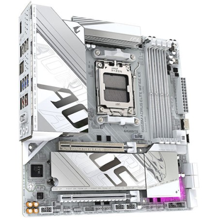 Gigabyte B850M Aorus Elite WIFI6E Ice Motherboard Micro ATX με AMD AM5 Socket