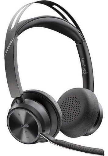 HP POLY VF2 -M Ασύρματα Over Ear Multimedia Ακουστικά με μικρόφωνο και σύνδεση Bluetooth / USB-C
