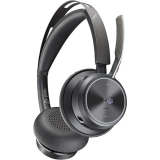 HP POLY VF2 -M Ασύρματα Over Ear Multimedia Ακουστικά με μικρόφωνο και σύνδεση Bluetooth / USB-C