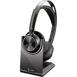 HP Voyager Focus 2 Microsoft Teams Ασύρματα On Ear Multimedia Ακουστικά με μικρόφωνο και σύνδεση USB-C