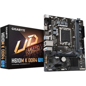 Gigabyte H610M K DDR4 rev. 1.0 Motherboard Micro ATX με Intel 1700 Socket