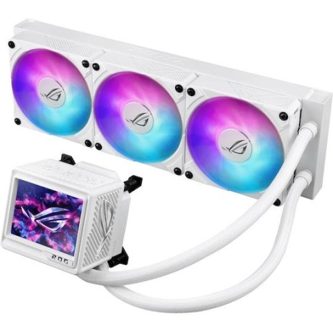 Asus ROG Ryujin III 360 ARGB Extreme (v2) Υδρόψυξη Επεξεργαστή Τριπλού Ανεμιστήρα 120mm για Socket AM4/AM5/1700/1200/115x Λευκή