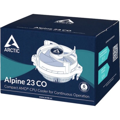 Arctic Alpine 23 CO Ψύκτρα Επεξεργαστή για Socket AM4/AM5 Λευκή