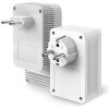 TP-LINK TL-WPA7619 KIT V1 Powerline Διπλό για Ασύρματη Σύνδεση Wi‑Fi 5 με Passthrough Πρίζα και Θύρα Gigabit Ethernet