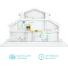 TP-LINK TL-WPA7619 KIT V1 Powerline Διπλό για Ασύρματη Σύνδεση Wi‑Fi 5 με Passthrough Πρίζα και Θύρα Gigabit Ethernet