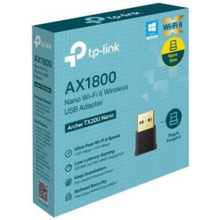 TP-LINK Archer Tx20u Nano v1 Ασύρματος USB Αντάπτορας Δικτύου
