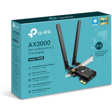 TP-LINK Archer TX55E v1 Ασύρματη Κάρτα Δικτύου Wi‑Fi 6 (2976Mbps) PCI-e