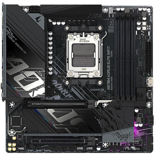 Gigabyte X870M AORUS ELITE WIFI7 Motherboard Micro ATX με AMD AM5 Socket