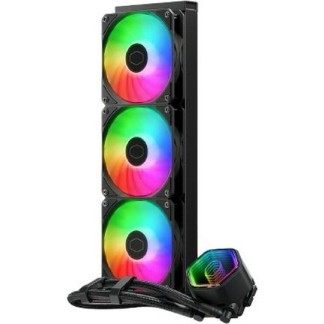 CoolerMaster MasterLiquid 360 Core II Υδρόψυξη Επεξεργαστή Τριπλού Ανεμιστήρα 120mm για Socket 1700/1200/115x με ARGB Φωτισμό Λευκή