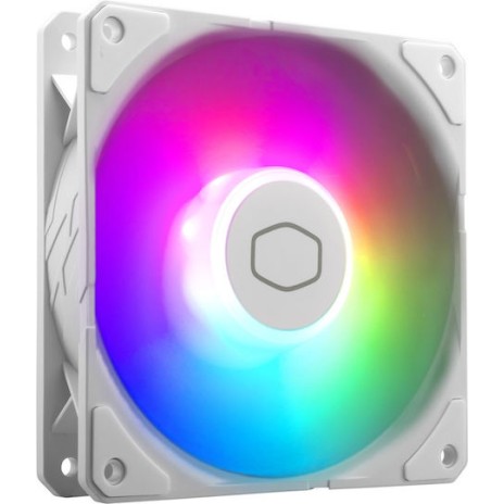 CoolerMaster Sickleflow Edge 120 Case Fan με ARGB Φωτισμό και Σύνδεση 3-Pin / 4-Pin PWM Λευκό