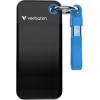 Verbatim Pocket USB 3.2 / USB-C Εξωτερικός SSD 1TB M.2 Black/Blue