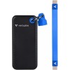 Verbatim Pocket USB 3.2 / USB-C Εξωτερικός SSD 2TB M.2 Black/Blue